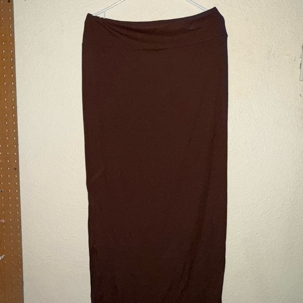 No Boundaries Rich Brown Pencil Skirt